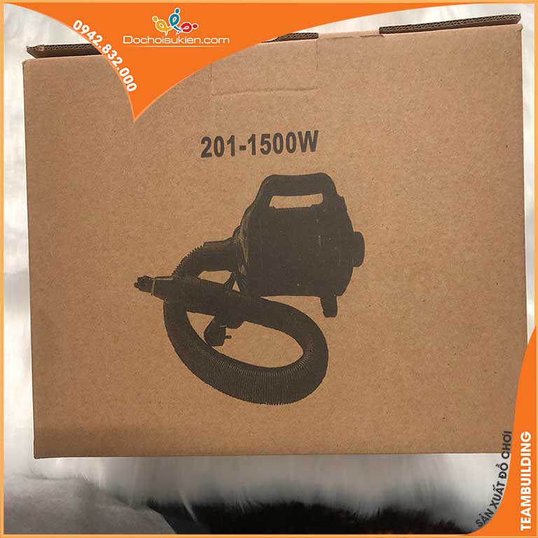 Máy thổi khí, máy bơm hơi, máy thổi khí đồ chơi bơm hơi 2 đầu hút và thổi khí 1200w; 1500w
