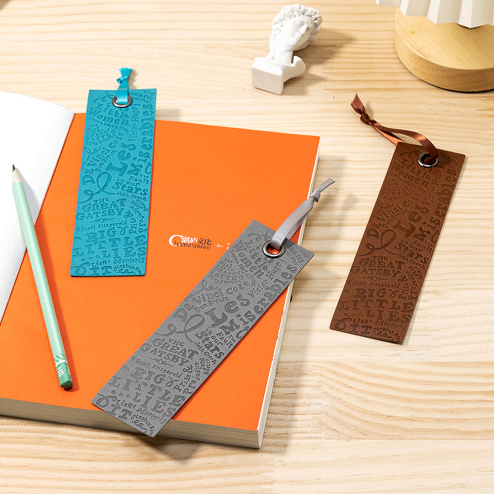 Mini Corner Page Marker Teacher Gift Bookmark Student Reading Labels Creative Bookmarks Leather Bookmark
