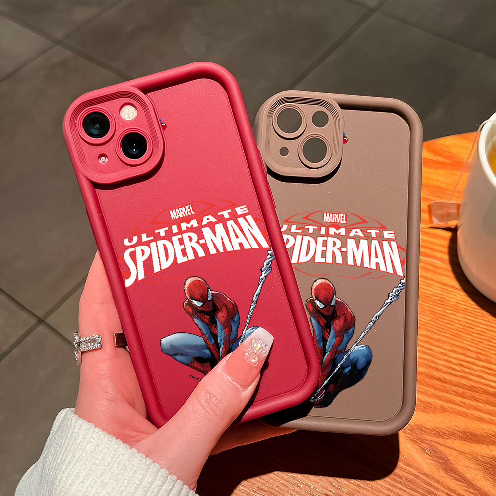 Hontinga for Infinix Note 40 Pro 4G 5G Note 40 Back Cover Marvel Spider Man Pattern Case Ladder Soft Rubber Mobile Phone Cover. 
