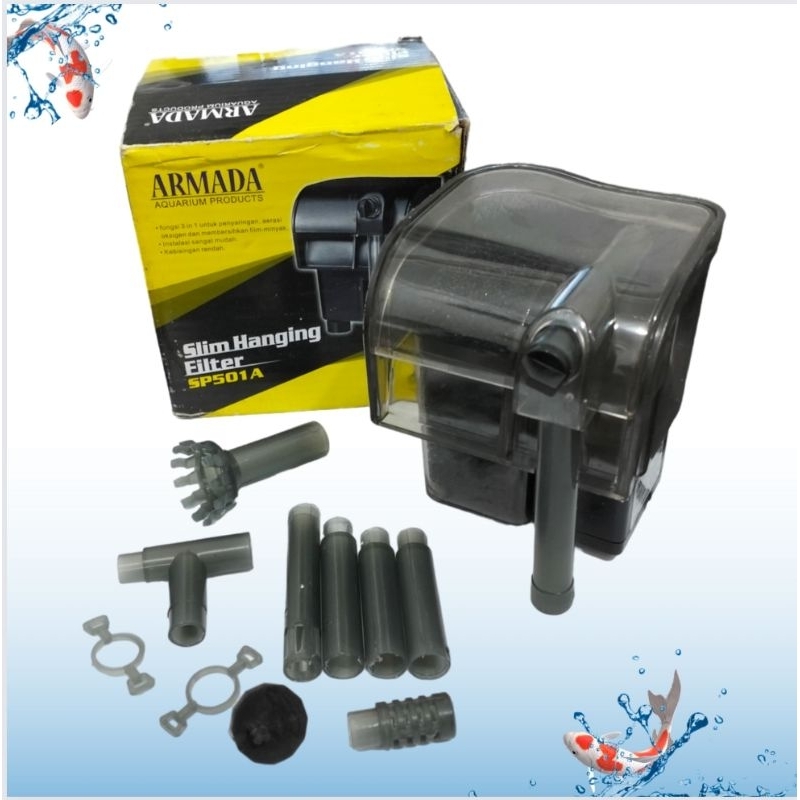 Pompa aquarium aquascape ARMADA SLIM HANGING FILTER SP 501A