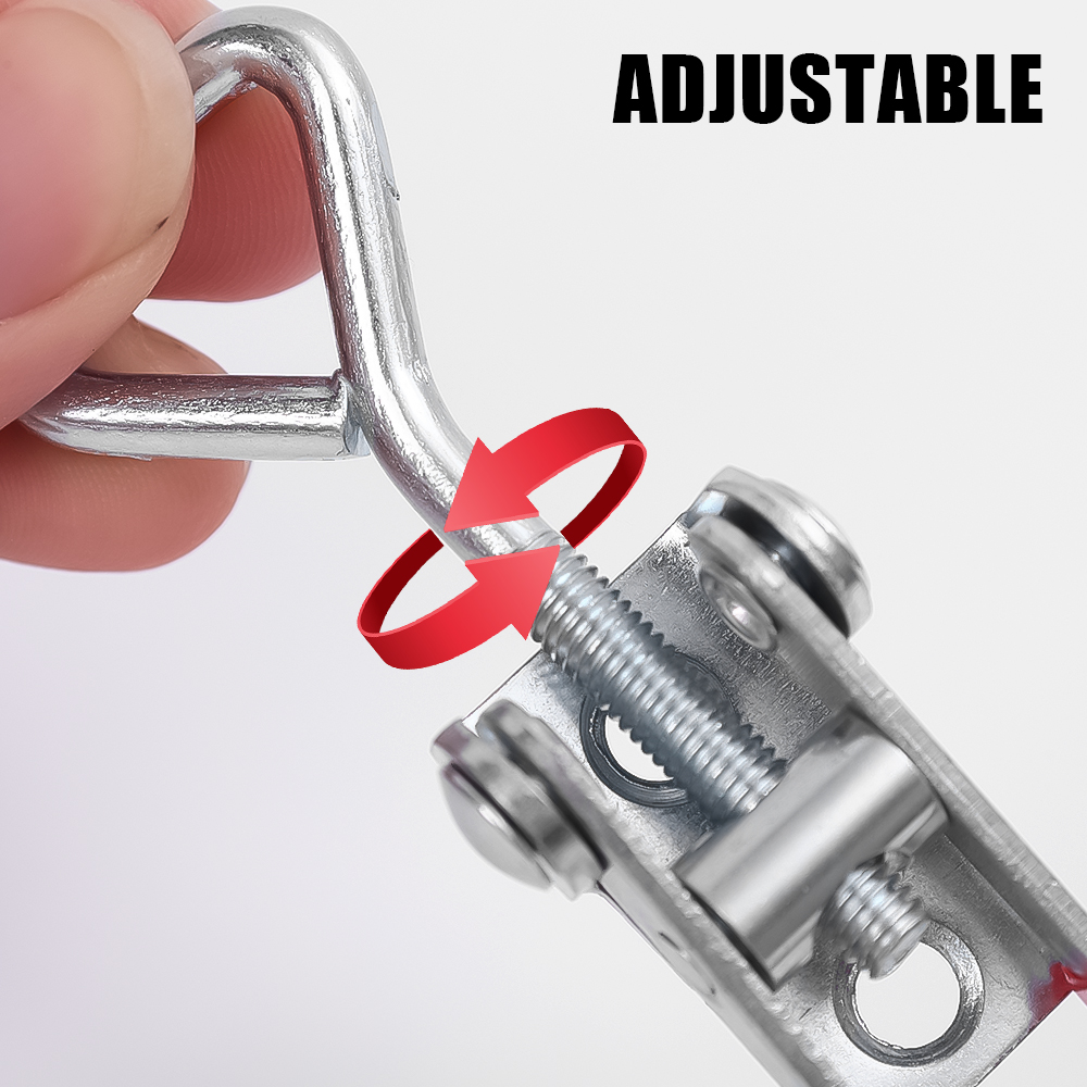 Chốt chuyển đổi bằng kim loại bắt Clasp điều chỉnh hộp công cụ trường hợp kẹp tháo dỡ nhanh chống trượt đẩy kéo chuyển đổi công cụ