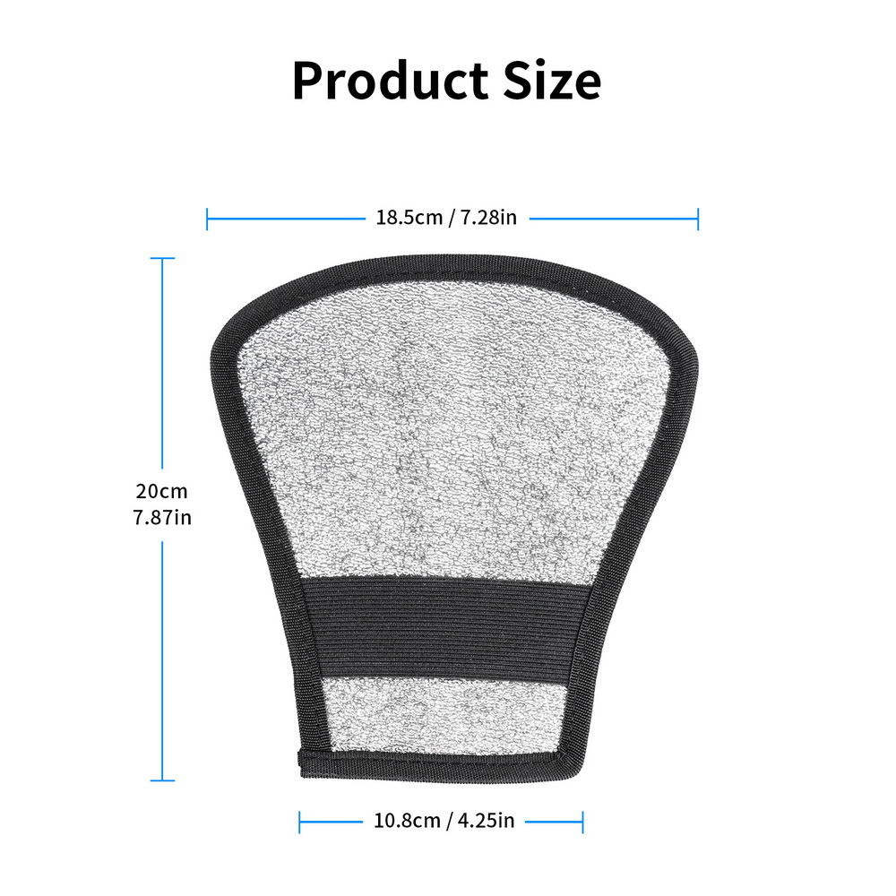 Selens Bộ Khuếch Tán Đèn Flash 2 Trong 1 Bộ Khuếch Tán Đèn Flash Bộ Khuếch Tán Hình Chữ Nhật Hộp Mềm Bát Giác Hai Mặt Có Thể Gập Lại Cho Đèn Tốc Độ