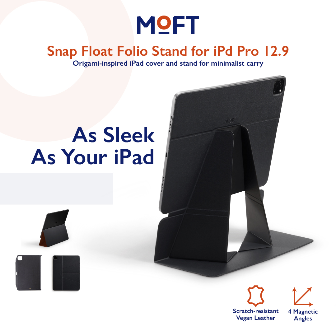 Moft Snap Float Folio Stand for iPad Pro 12.9