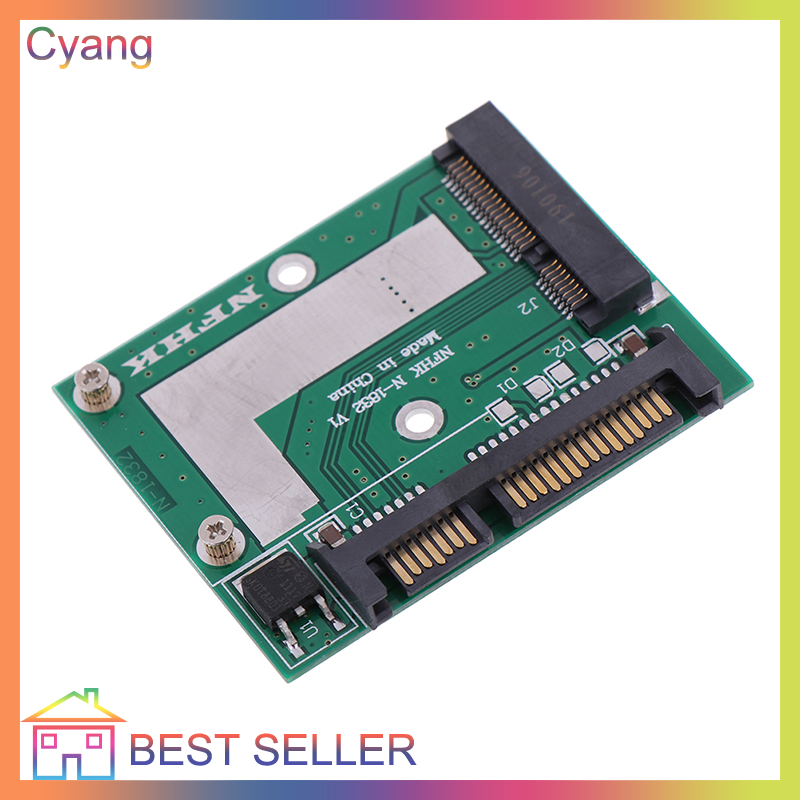 Cyang mSATA SSD to 2.5'' SATA 6.0gps adapter converter card module board mini pcie ssd