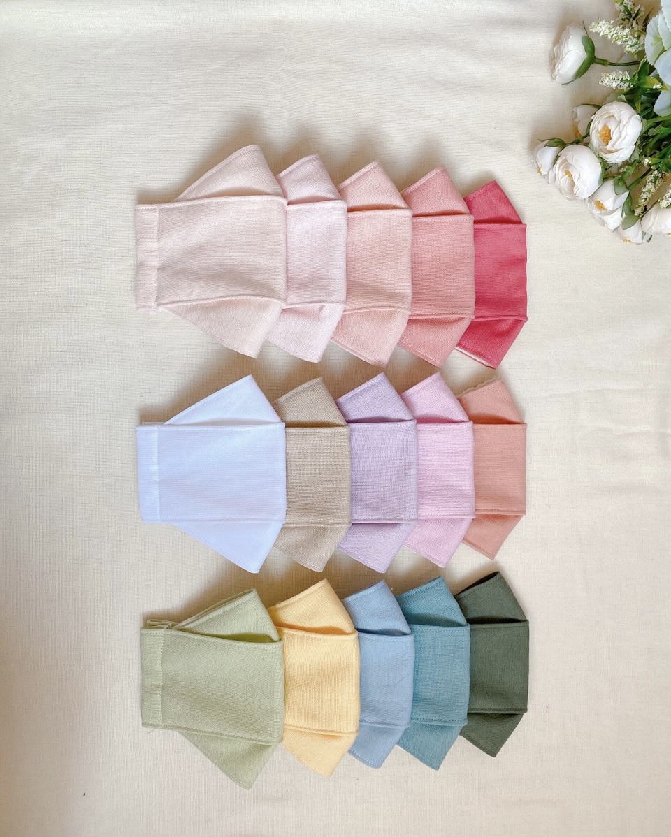 Khẩu trang vải handmade lót muslin