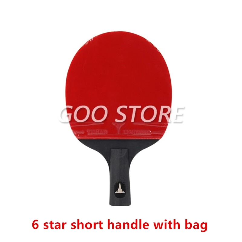 TIBHAR Table Tennis Racket 6/7/8/9 Star Sticky Rubber Pimples-In ...
