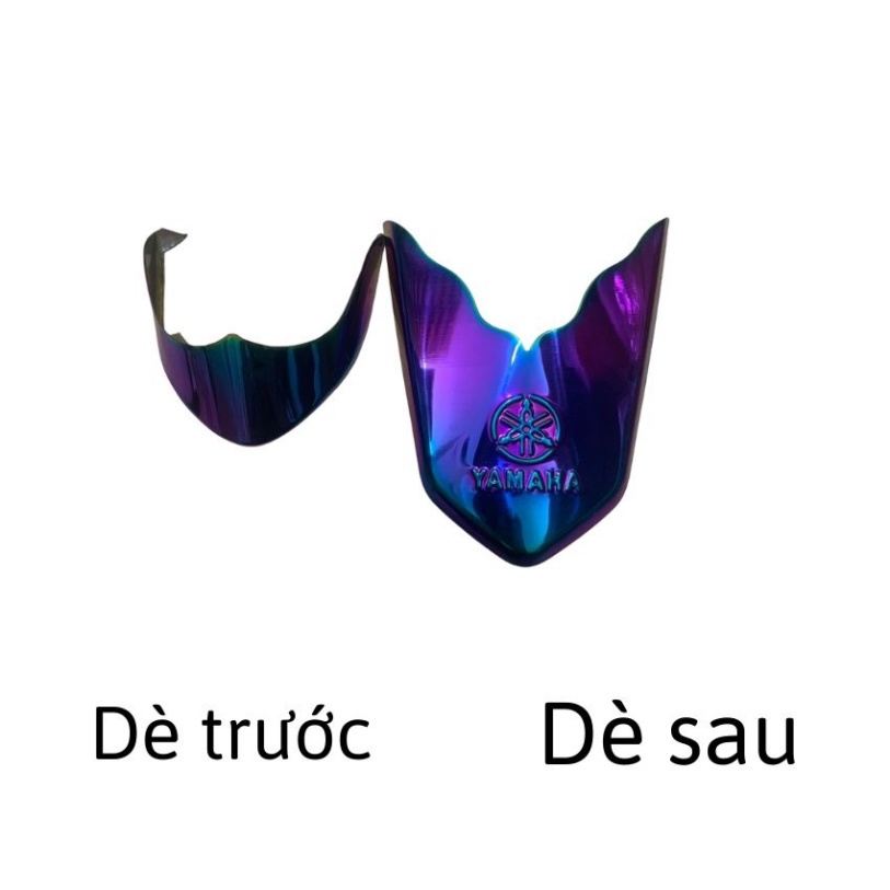 Bọc Mõm Dè Xe Sirius FI, Bịt Mỏ Bịt Đuôi Dè Sirius FI ( xanh titan)