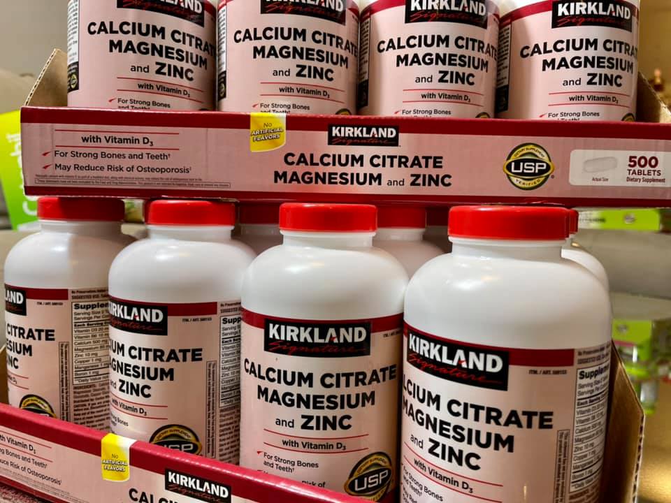 Kirkland Signature Calcium Citrate Magnesium & Zinc Lazada PH