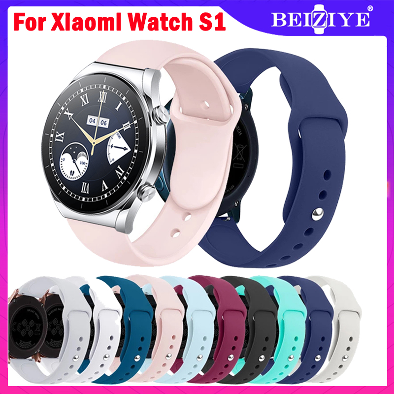 Đồng hồ dây đeo cho đồng hồ thông minh Xiaomi Watch S1 Pro Vòng đeo tay thể thao silicon cho dây đeo đồng hồ Xiaomi Watch S1