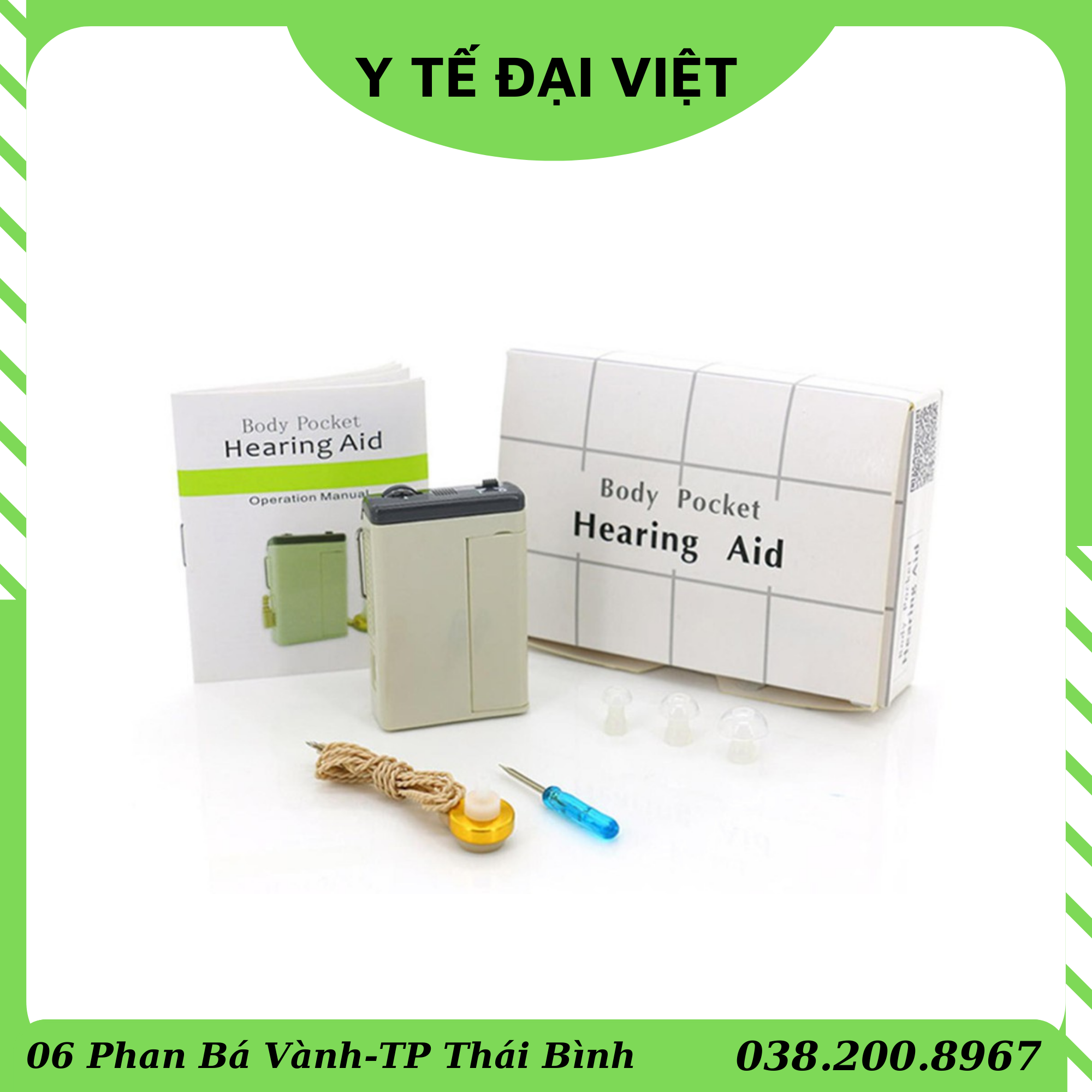Máy trợ thính bộ túi apollo jh138 bảo hành chính hãng 2 năm