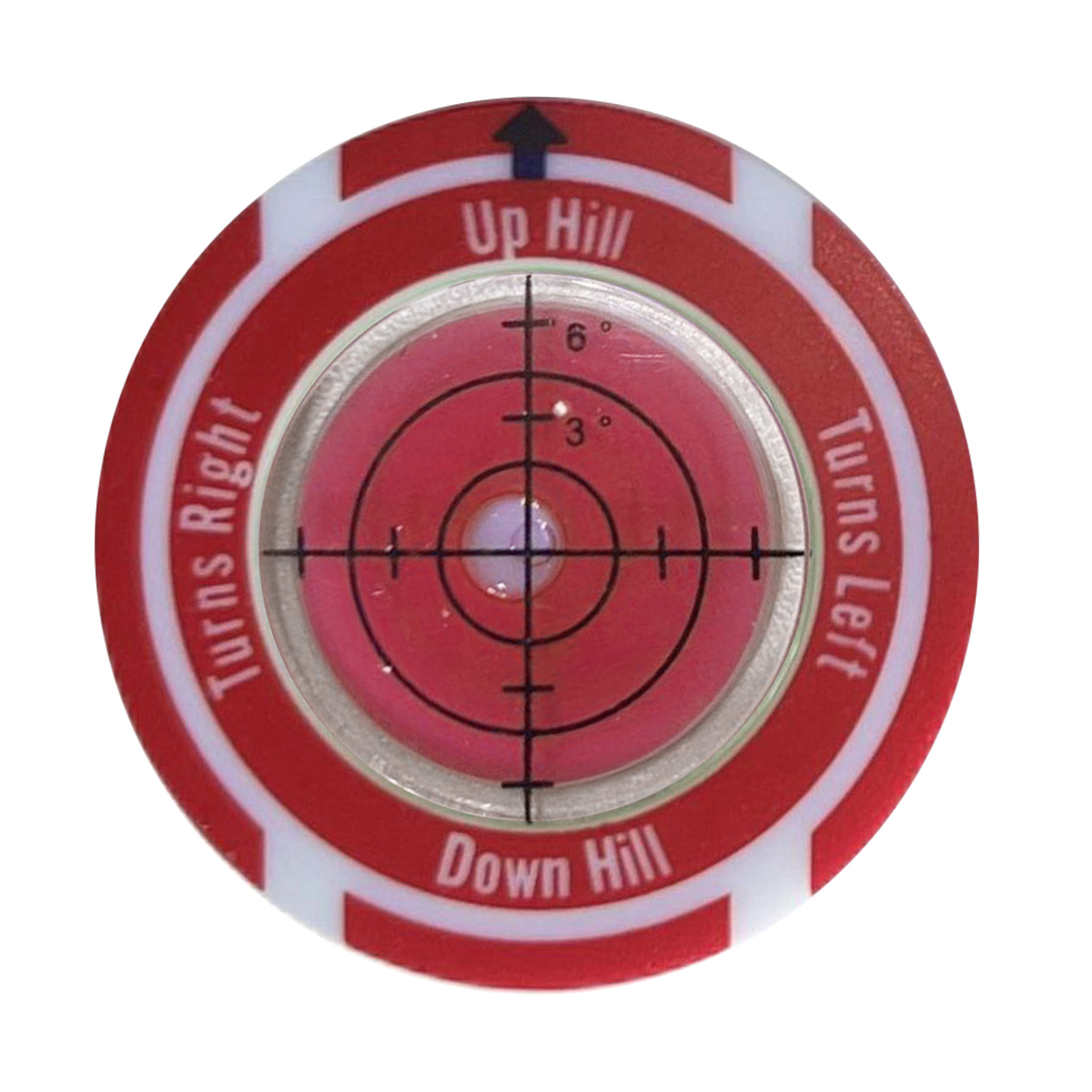 SHN Golf Putt Green Reader Golf Supplies Accurate Golf Putt Green Reader Compact Portable Green Reading Aid with Bubble Level Essential Golf Accessories
