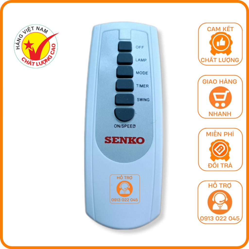 Remote quạt cây, quạt treo tường SENKO