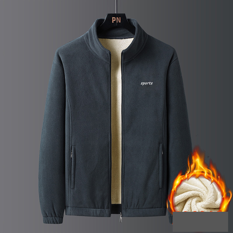 YIPINYOUYOU丨Men's jacket - Fleece jacket Men's fleece and fleece coat