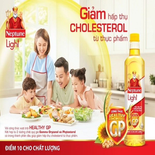 Dầu Ăn Neptune Light Thượng Hạng - Chai 1L