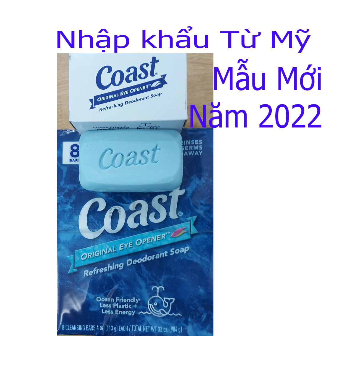 [HCM]Combo 2 cục xà bông cục Coast 113g  - Mỹ