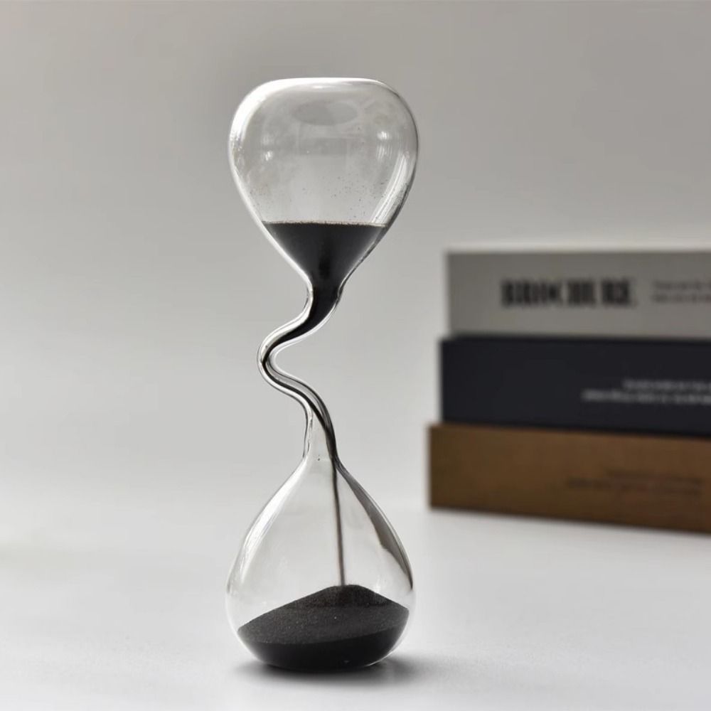 5/15/30/60 Min Tweekleurige Zandloper Timer Home Decor Bureau Woonkamer Decoratie Keuken Gereedschap Glas Ambachten Geschenken Zand Timer,Twee,kleur,30min 24x8.5cm
