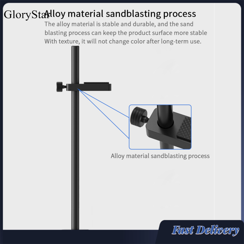 GloryStar VC-1 GPU Support Aluminum Graphics Card GPU Support Jack Adjustable Video Card Sag Holder Holster Bracket