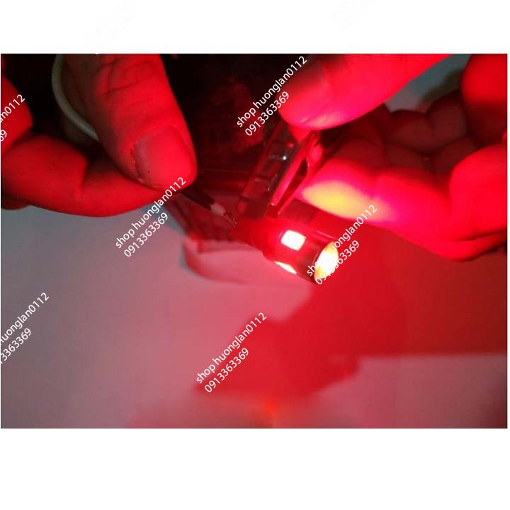 Đèn led xi nhan xe máy đề mi 6 tim led giá 1 chiếc