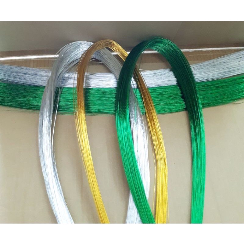 20 sợi kẽm xi nẹp lá làm hoa handmade