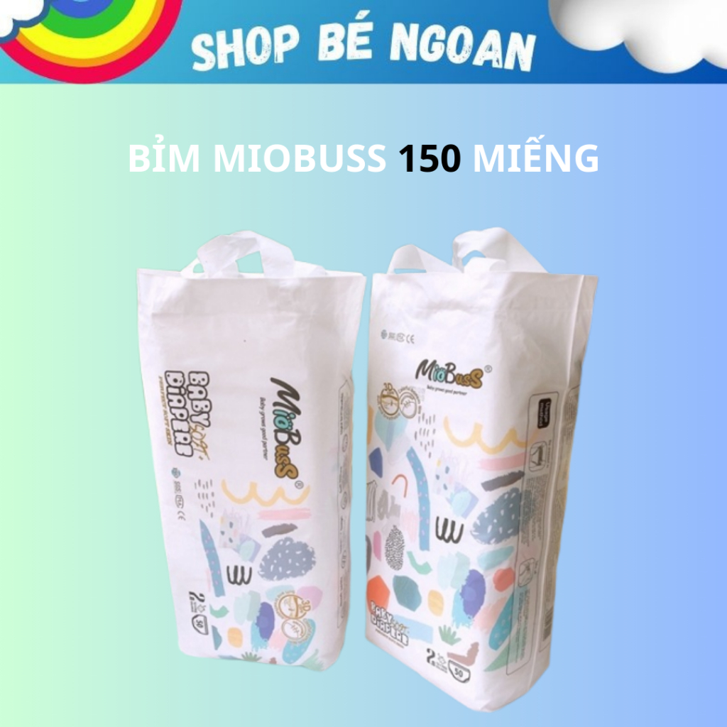 [COMBO 150 MIẾNG] Tã/Bỉm quần Miobuss cho bé từ 5 -17kg