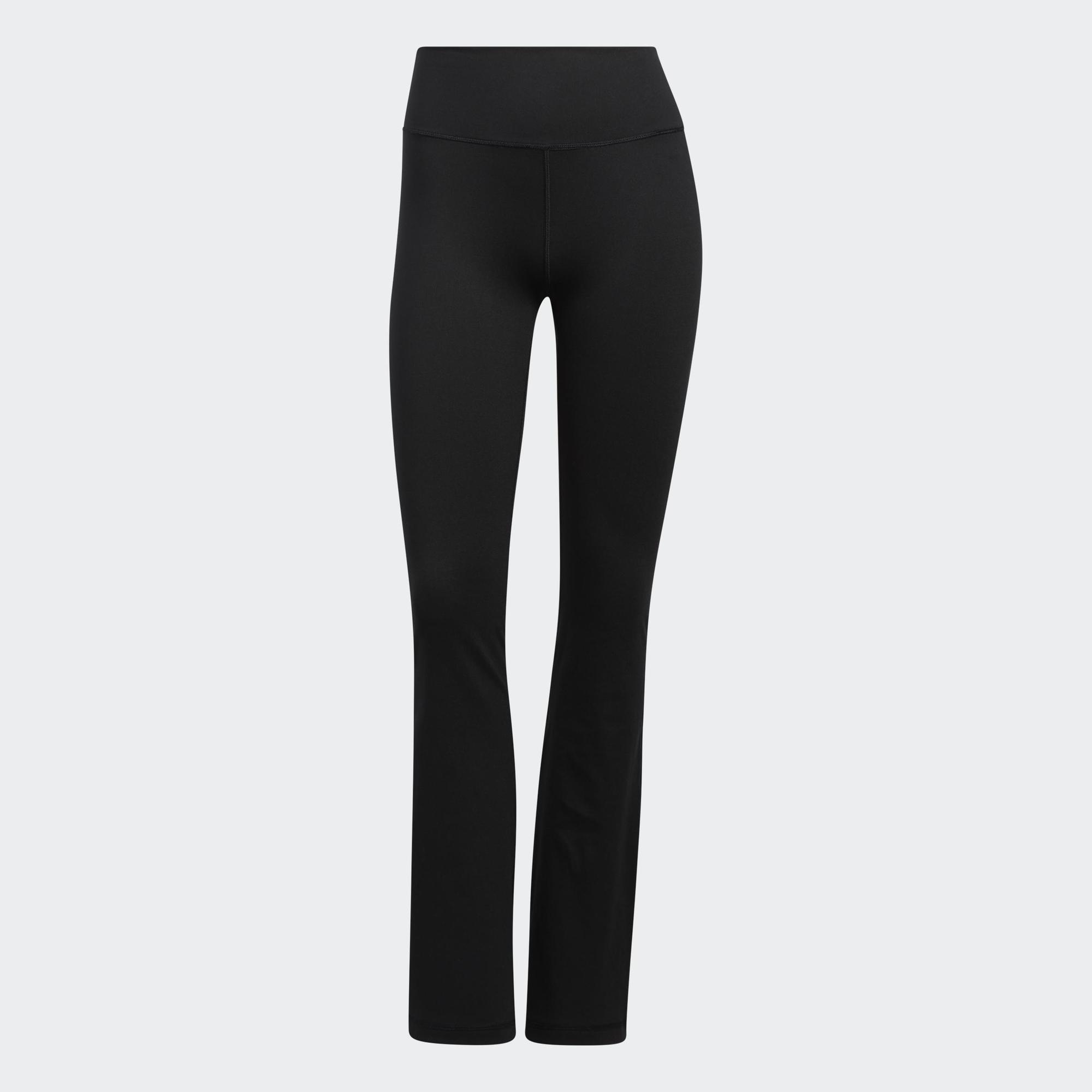 Adidas Tập luyện Quần Legging Ống Loe adidas Yoga Studio Nữ Đen H64194