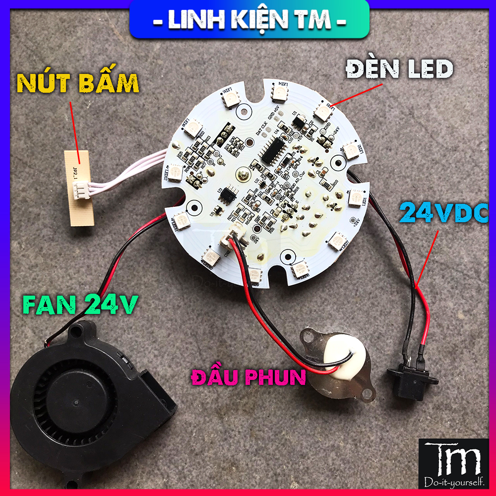 Combo mạch phun sương 24v 10w