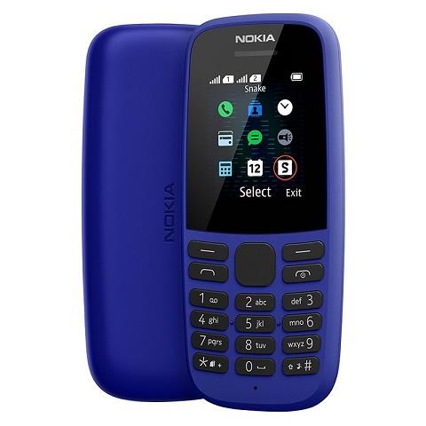 Điện Thoại Cũ Điện Thoại Nokia 105-2017 2 Sim &1 Sim Main & Màn Zin (Bảo Hành 12 Tháng)