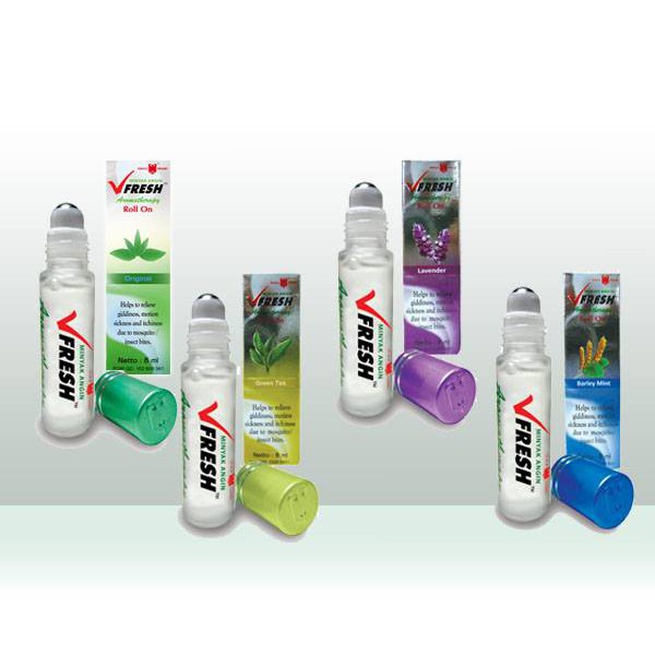 [HCM]Dầu lăn thảo dược Vfresh 4ml