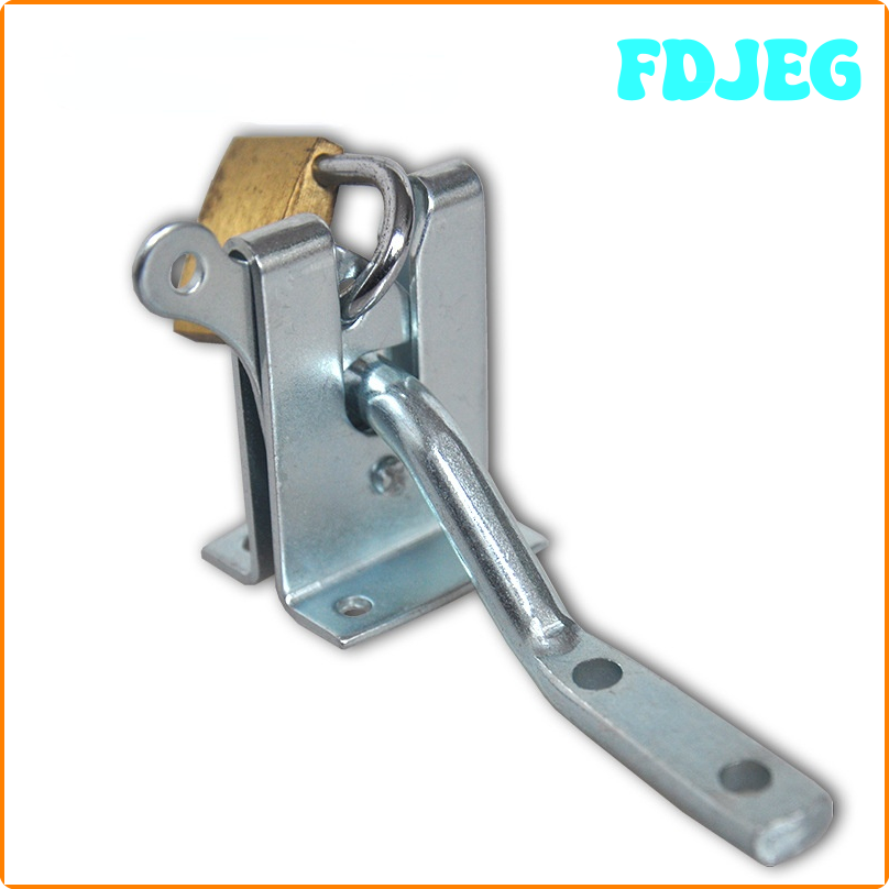 FDJEG Electroplated Steel Auto Door Bolt Lock Hasp Latch for Garden ...