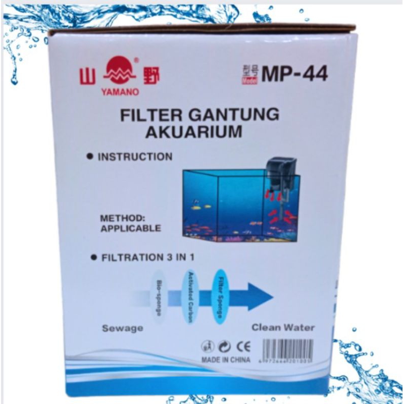 Pompa aquarium aquascape HANG ON FILTER YAMANO MP 44