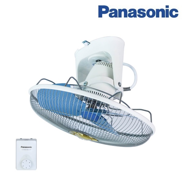 QUẠT TRẦN ĐẢO PANASONIC F-409Q ( ĐẢO 360 ĐỘ - MÀU XANH )