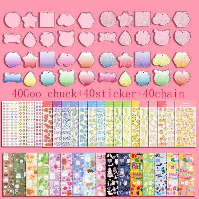 Sticker Set Notebook Pretty Cute Pack Handmade Diy Kids Toy Decor Stationery Scrapbooking Album Suitcase Laptop Stickers