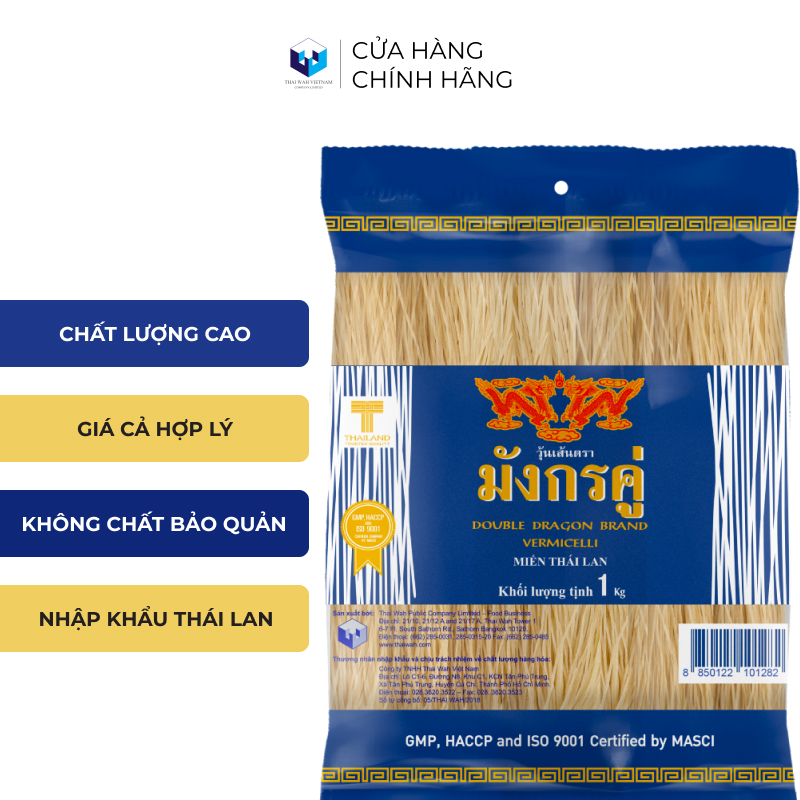 Miến dong SONG LONG 1 kg (Nhập Thái chính hãng)