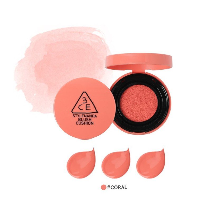 MÁ HỒNG KEM 3CE BLUSH CUSHION #CORAL