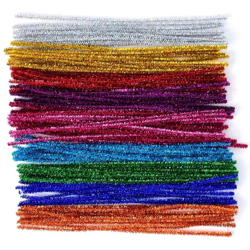 100 dây kẽm kim tuyến mix đủ màu - nguyên liệu handmade ngọc thịnh