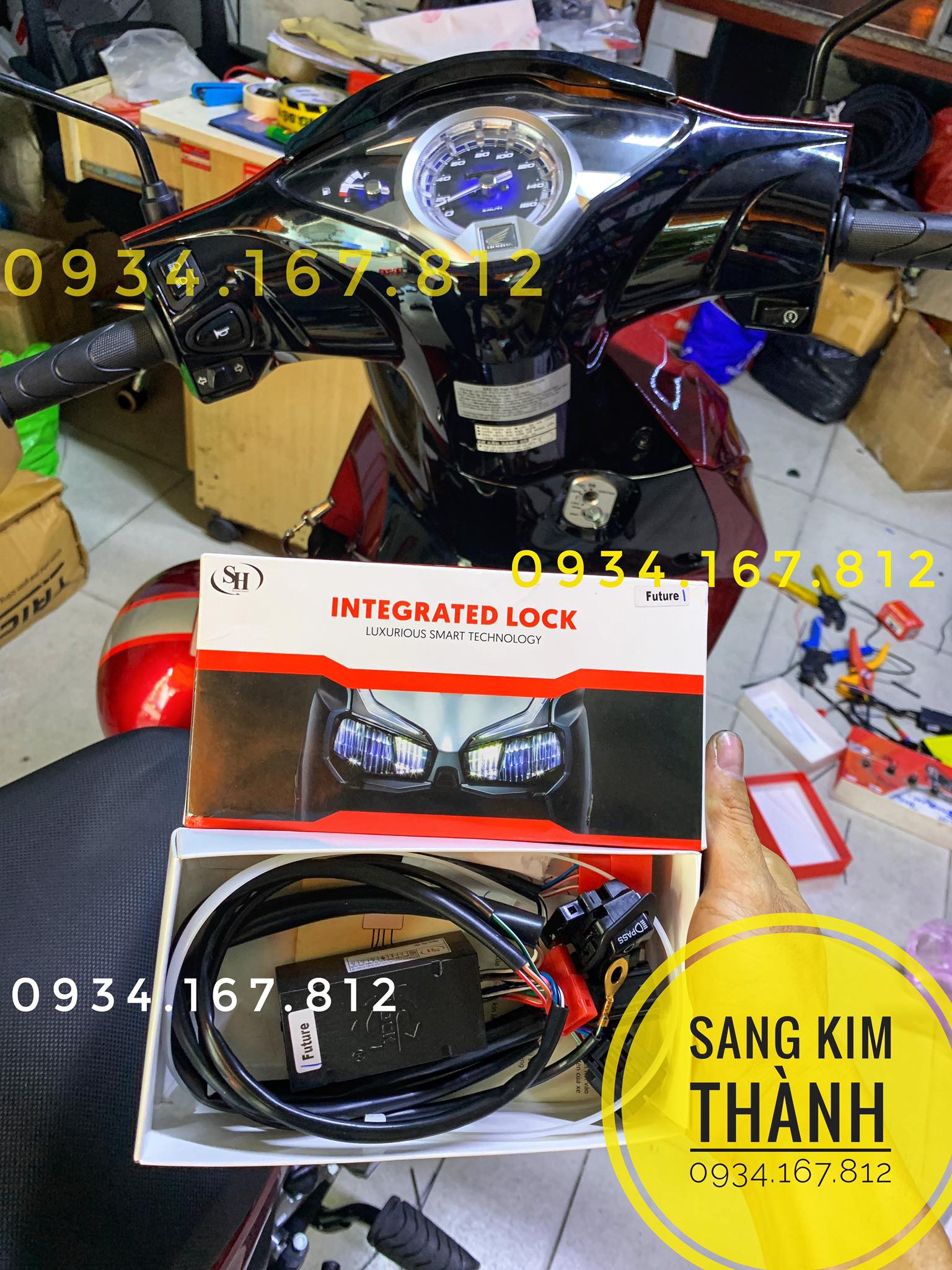 Bộ Công Tắc Passing Tắt Đèn Xe Honda Future INTEGRAPTED LOCK