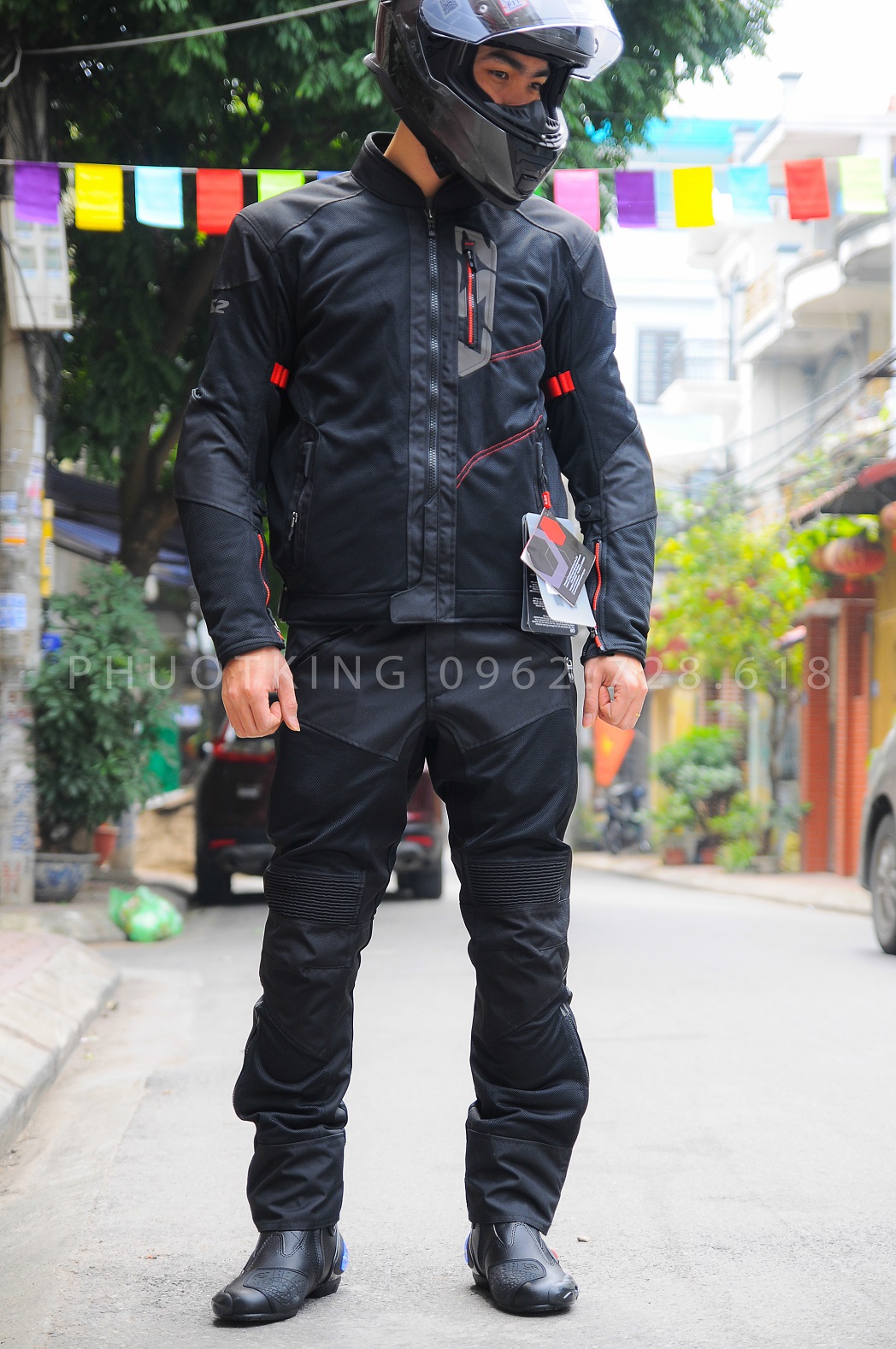 [Tặng găng] Bộ quần áo giáp LS2 chính hãng