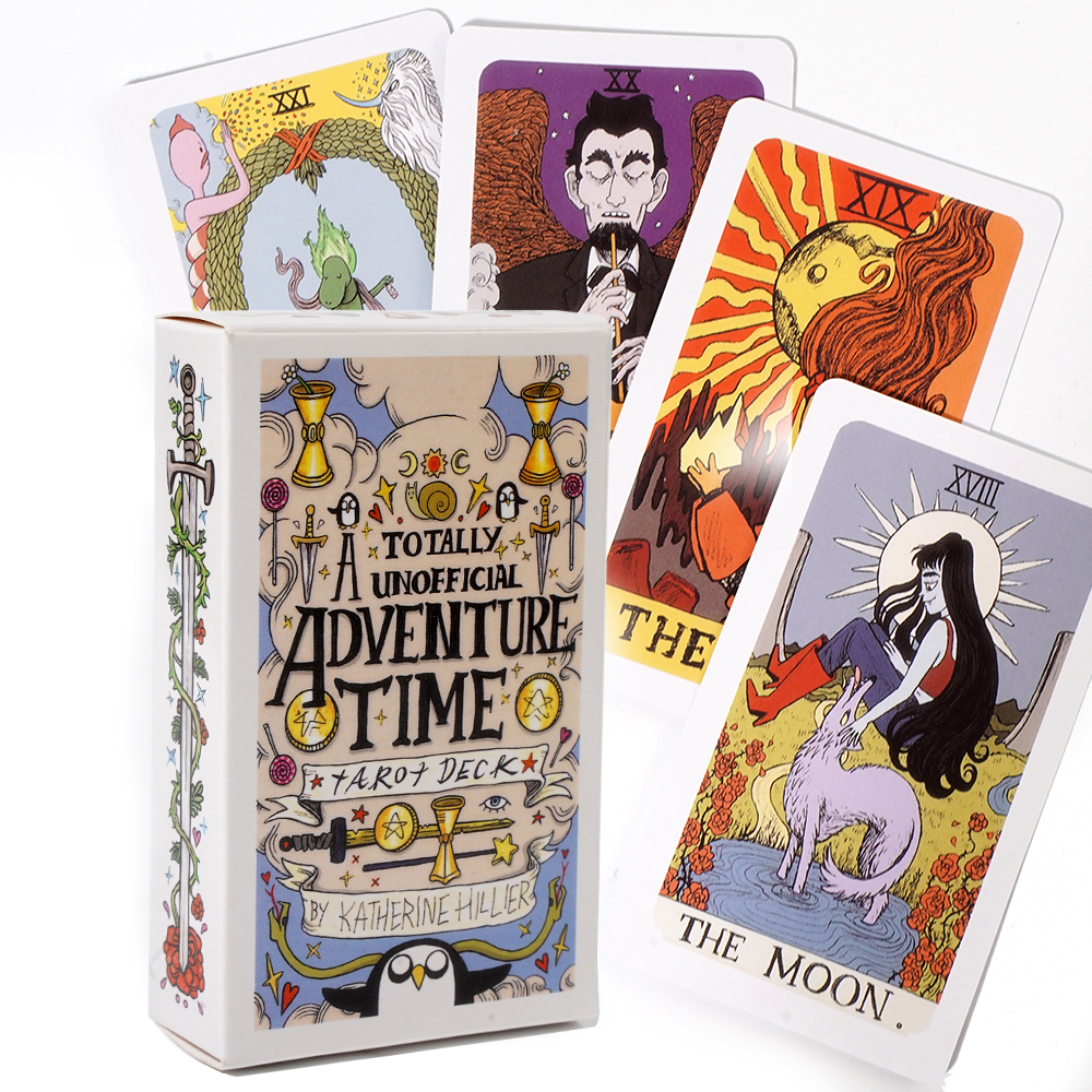 %E3%80%90linfang%20store%E3%80%91Adventure%20Time%20tarot%20Deck%20by%20Katherine%20Hillier%20deck%20Telling%20Game%20Divination%20Game%20Gift%20based%20on%20the%20Rider-Waite%20-%20Image%202