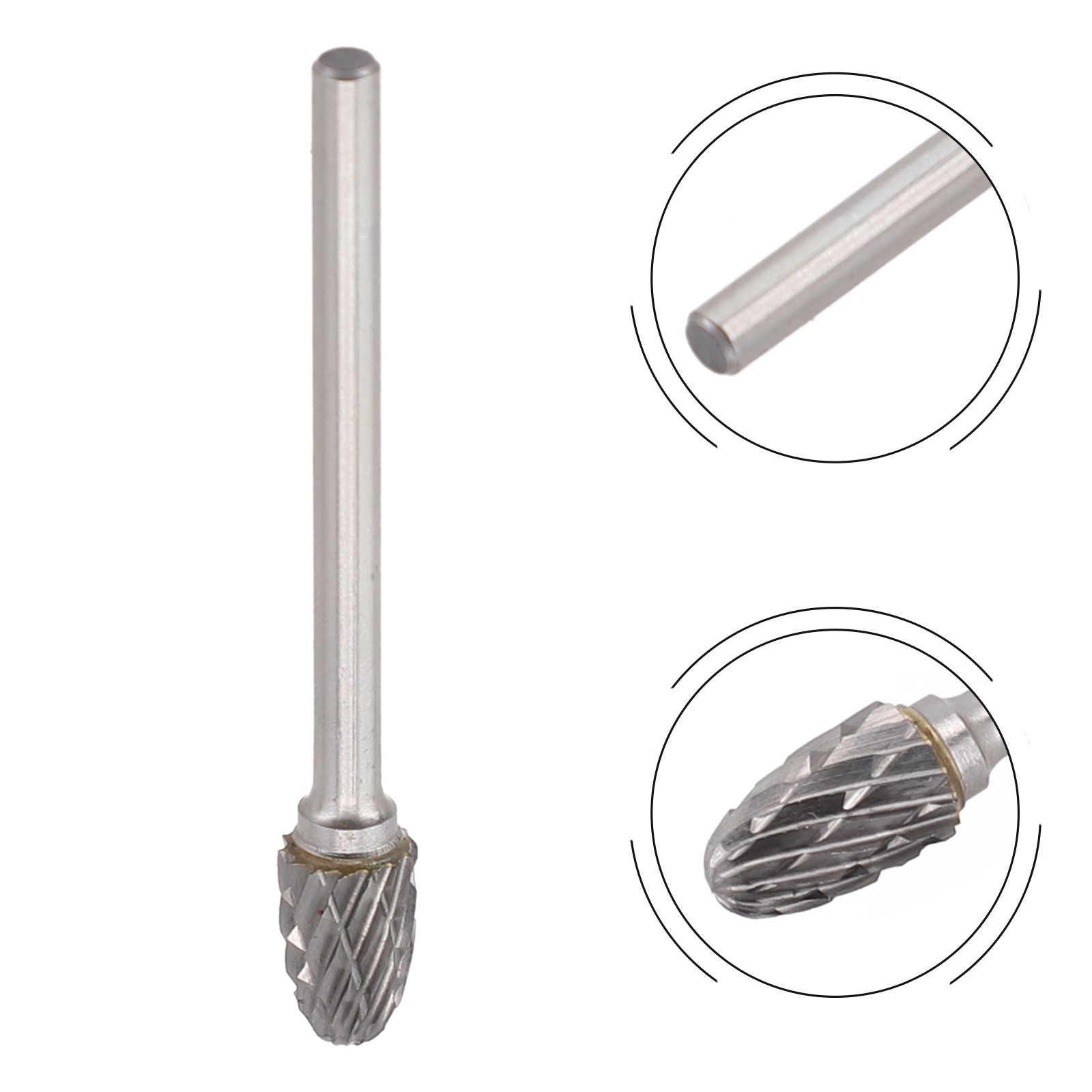 Buy Rotary Grinding Bit Die Carbide Burr Rotary Tool Bit Double Cut Rotary File Die For Chamfering Deburring Diy Woodworking Engraving Drilling Metal Polishing