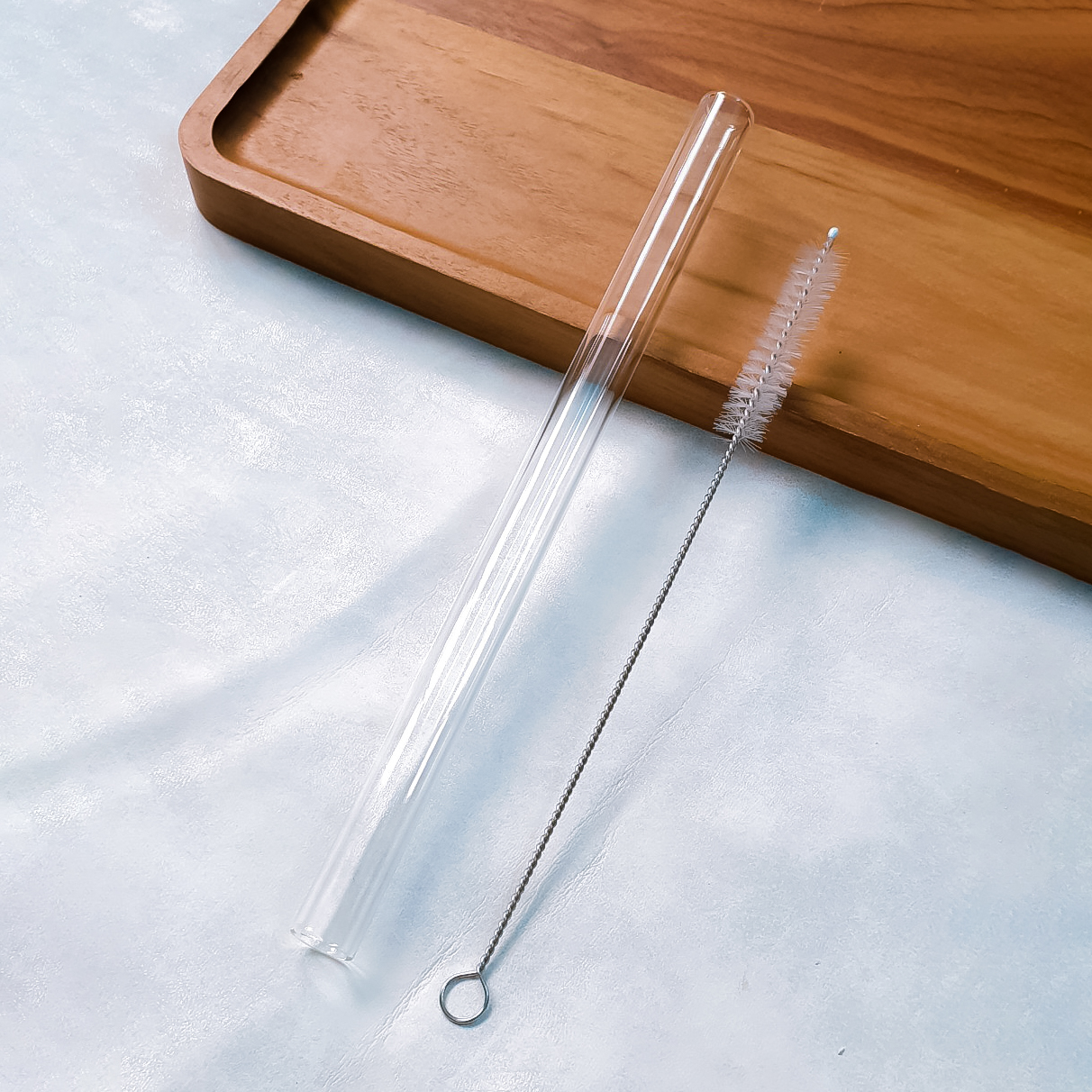 Ống hút thủy tinh màu 20cm