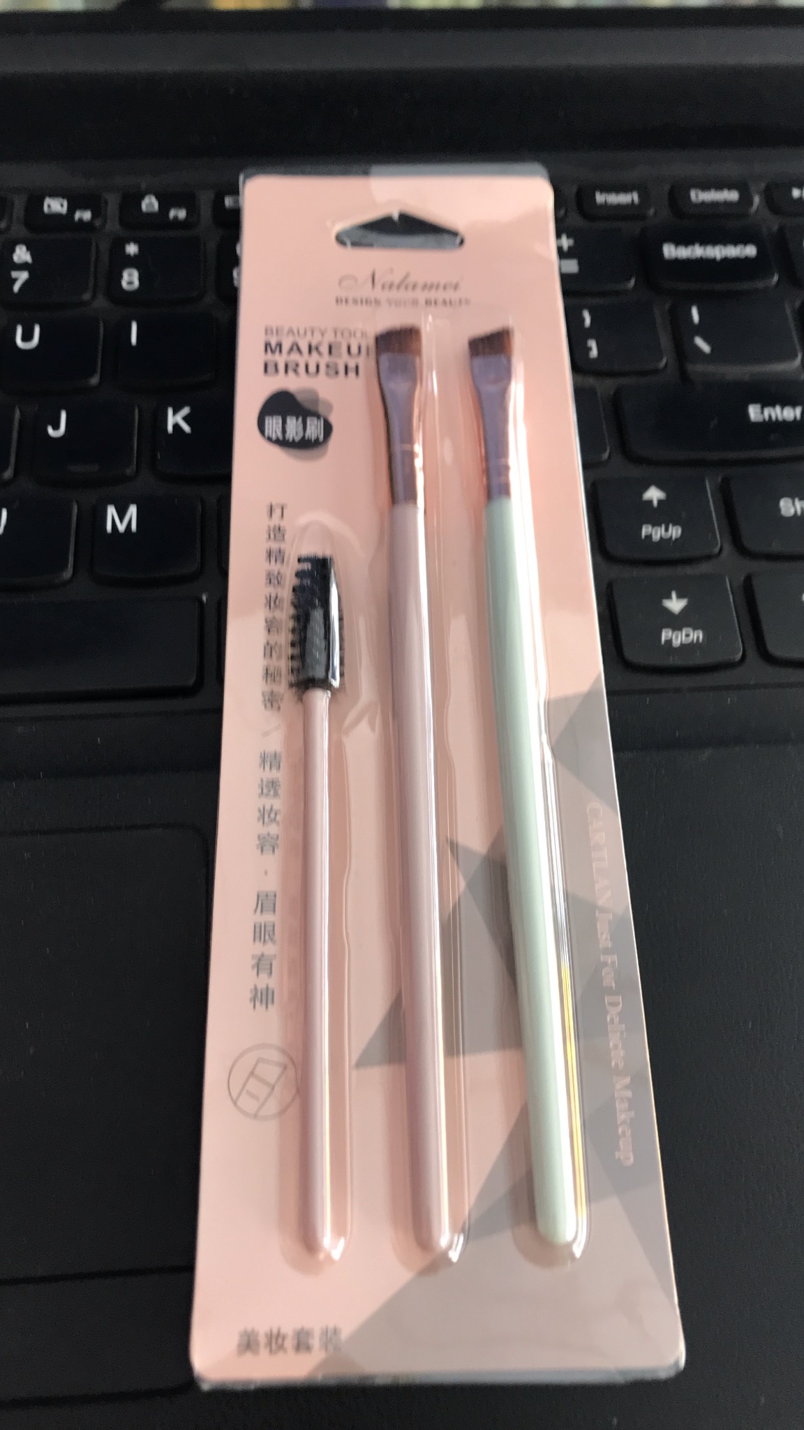 set 3 cây cọ Cọ Tán Chân Mày nalamei