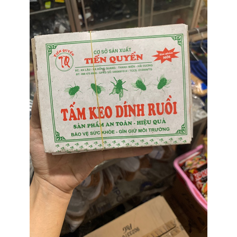 combo 100 Tấm Keo Dính Ruồi