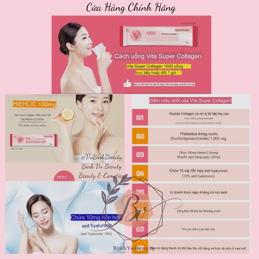 COLLAGEN ĐỎ VITA SUPER COLLAGEN 1000