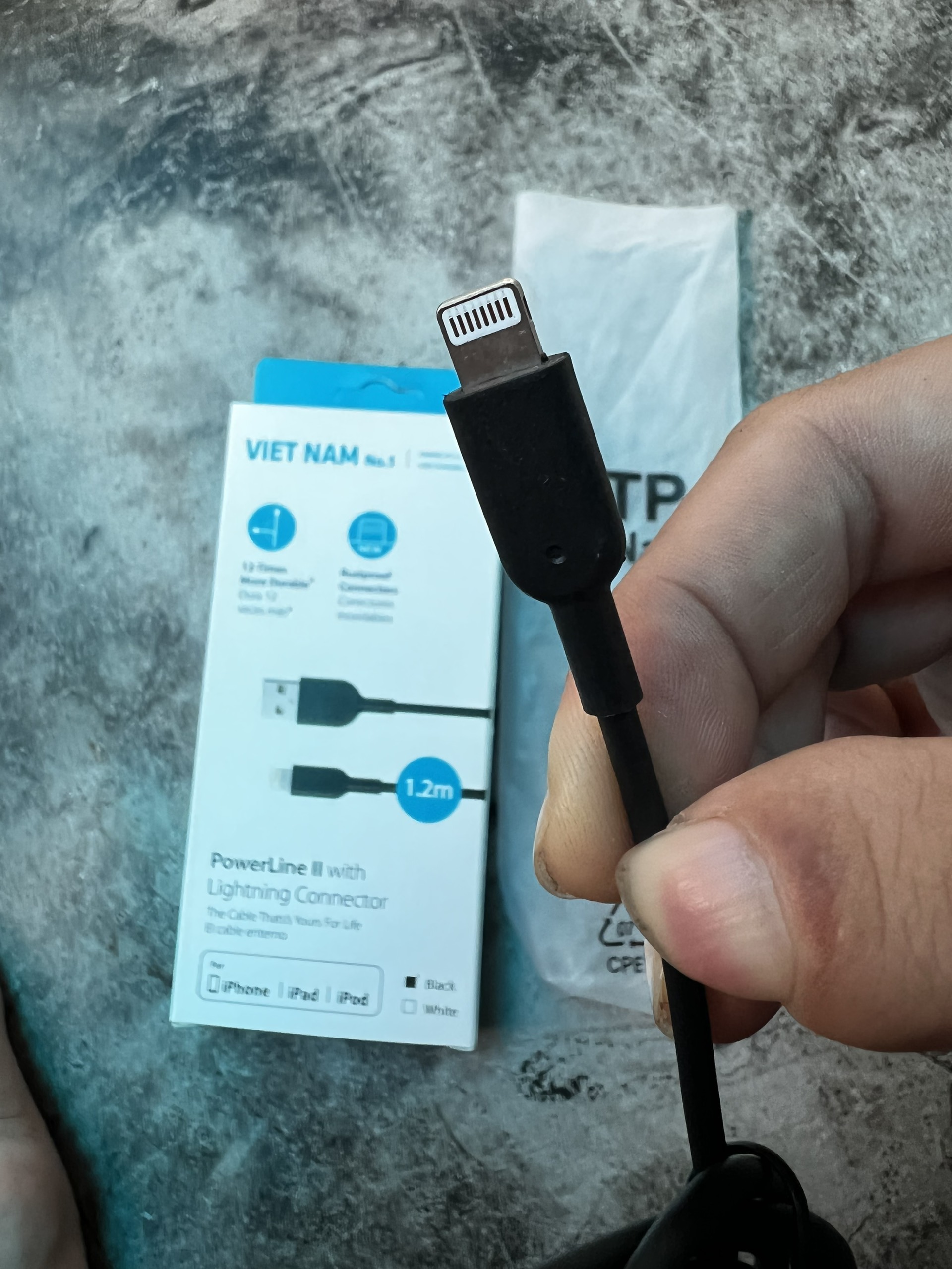 Cáp Usb - Lightning Powerline ll - USED.VN