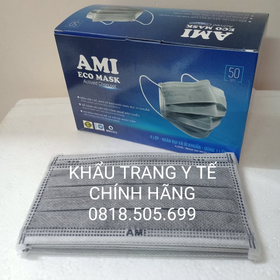 Combo 6 hộp khẩu trang y tế AMI