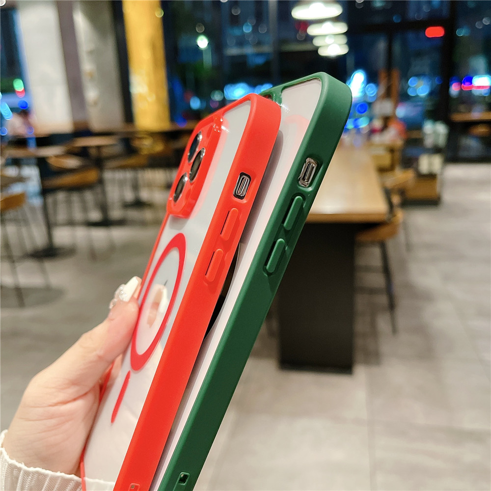 Macaron Ống kính Ốp bảo vệ cho iPhone 11 12 13 14 15 Pro Max vỏ màu trơn từ tính Cover quay lại vỏ thời trang ốp điện thoại di động chống sốc