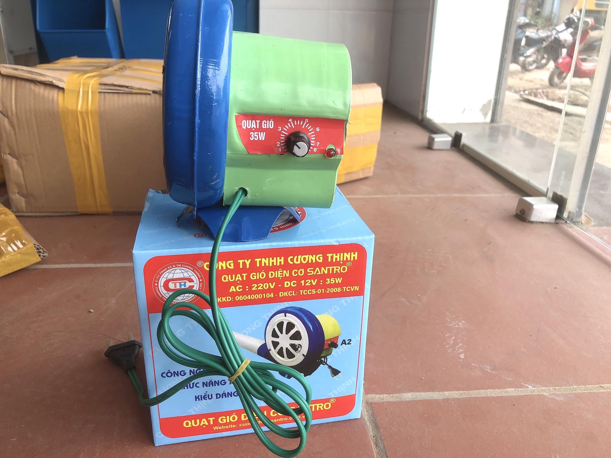 QUẠT KHÒ BẾP CÔNG NGHIỆP, BỄ THỔI LỬA 35W Có Chiết Áp