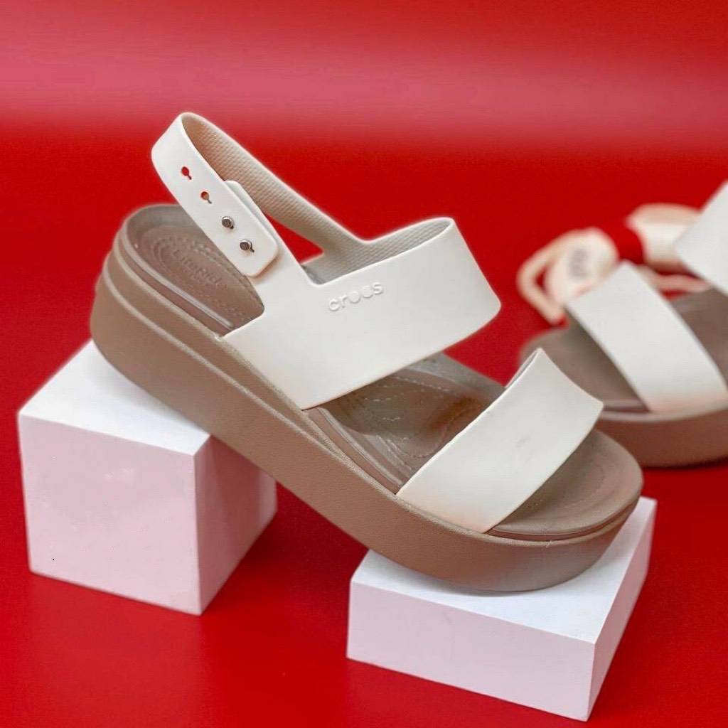 [SALE KHỦNG][CHÍNH HÃNG][5 MÀU] GIÀY ĐẾ XUỒNG NỮ CROCS BROOKLYN