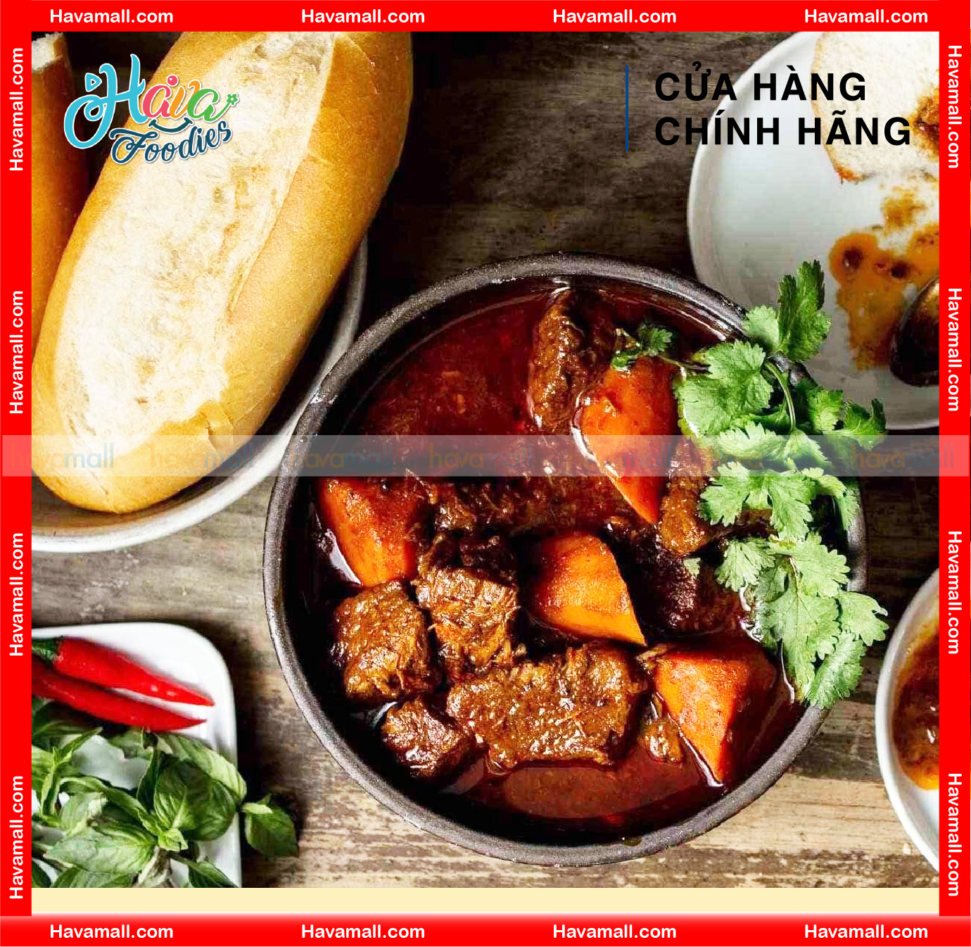 Bột Bò Kho Havafood Túi 100g – Beef Stew
