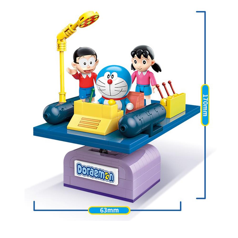 利Bộ Đồ Chơi Lắp Ráp Mô Hình Doraemon Sáng Tạo Cho Bé